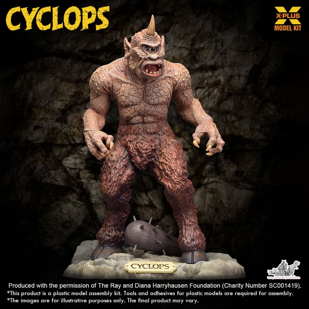 Cyclops figure Plastic Model Kit 1/72 Renewal Package 23 cm P063578
