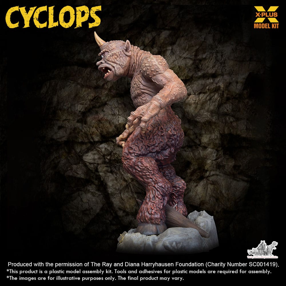 Cyclops figure Plastic Model Kit 1/72 Renewal Package 23 cm P063578