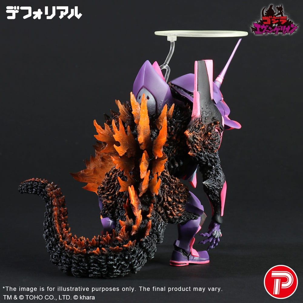 Godzilla vs. Evangelion Deforeal PVC Statue Test Type-01 Burning ''G'' Awakening Form 19 cm
