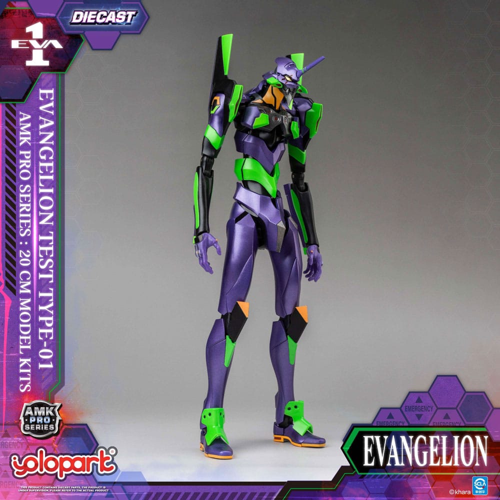 Neon Genesis Evangelion AMK Pro Series Plastic Model Kit Eva-01 Test Type 20 cm P067631