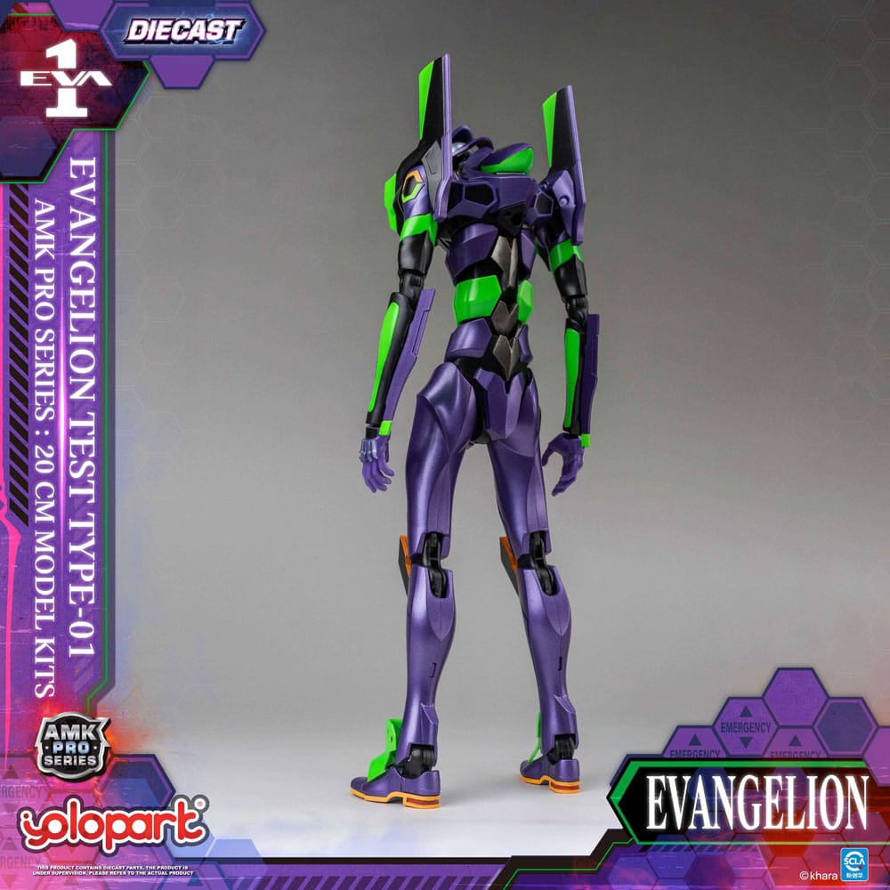 Neon Genesis Evangelion AMK Pro Series Plastic Model Kit Eva-01 Test Type 20 cm P067631