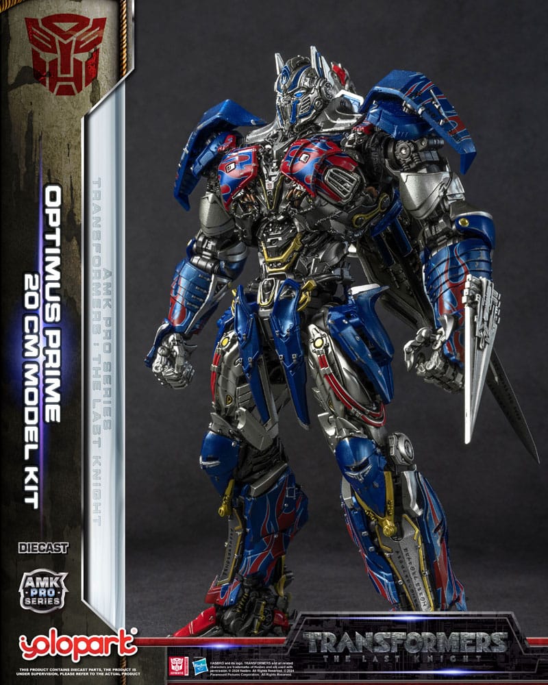 TRANSFORMERS: THE LAST KNIGHT AMK PRO SERIES PLASTIC MODEL KIT OPTIMUS PRIME (OV