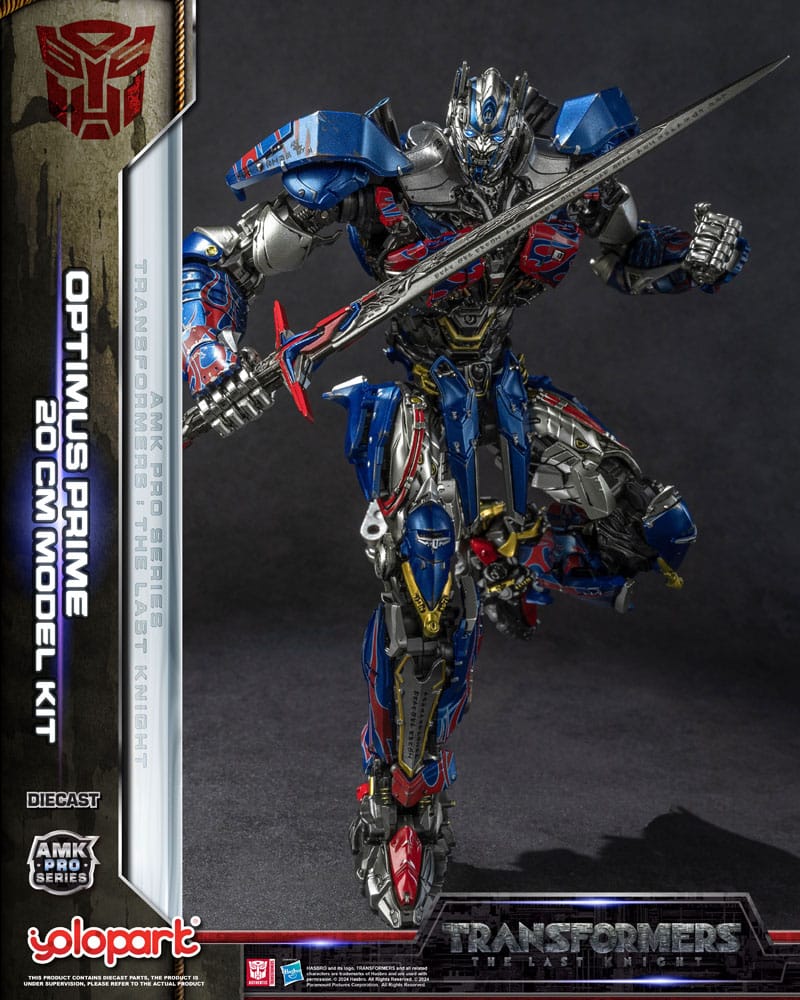 TRANSFORMERS: THE LAST KNIGHT AMK PRO SERIES PLASTIC MODEL KIT OPTIMUS PRIME (OV