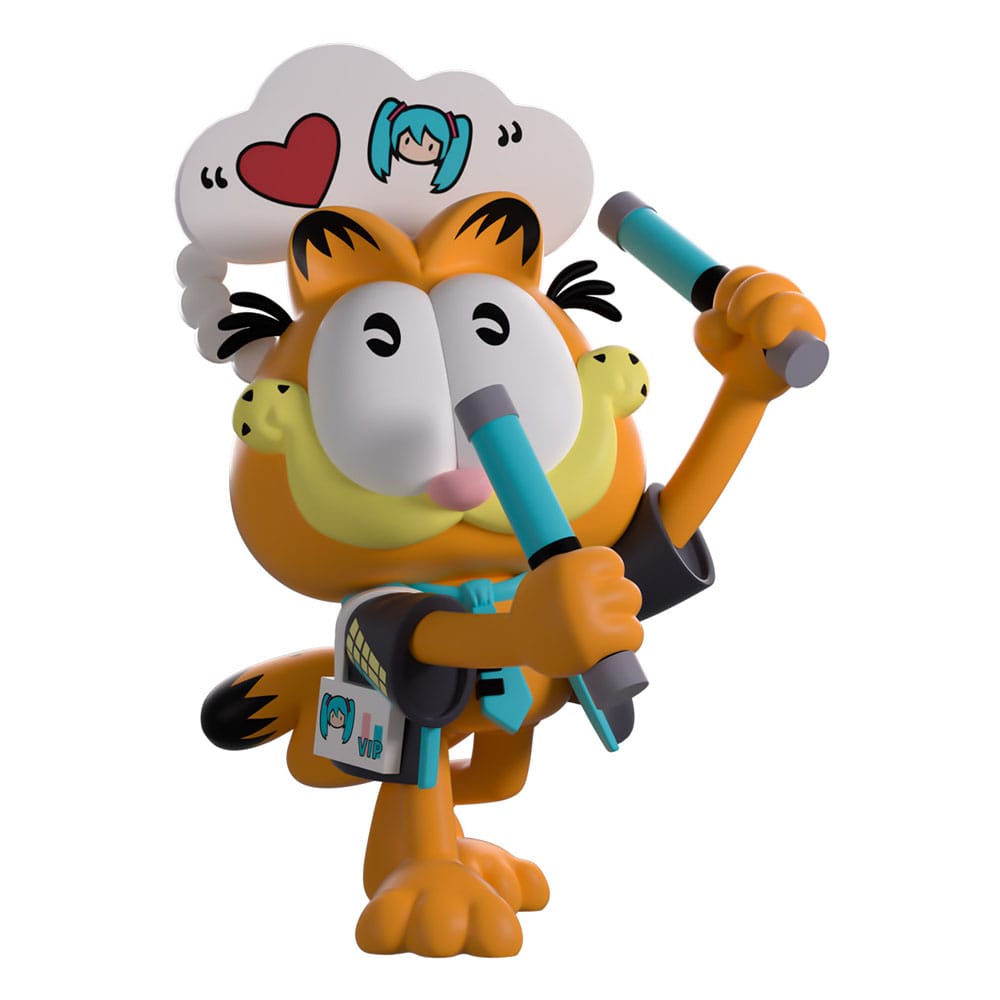 Hatsune Miku x Garfield Vinyl Figure Miku Concert Garfield 13 cm P063729