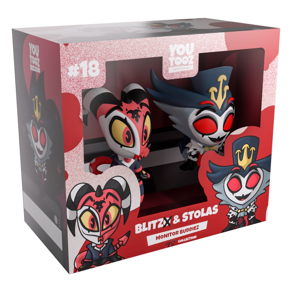 Helluva Boss Vinyl Figures Blitzo & Stolas Monitor Buddiez P063786