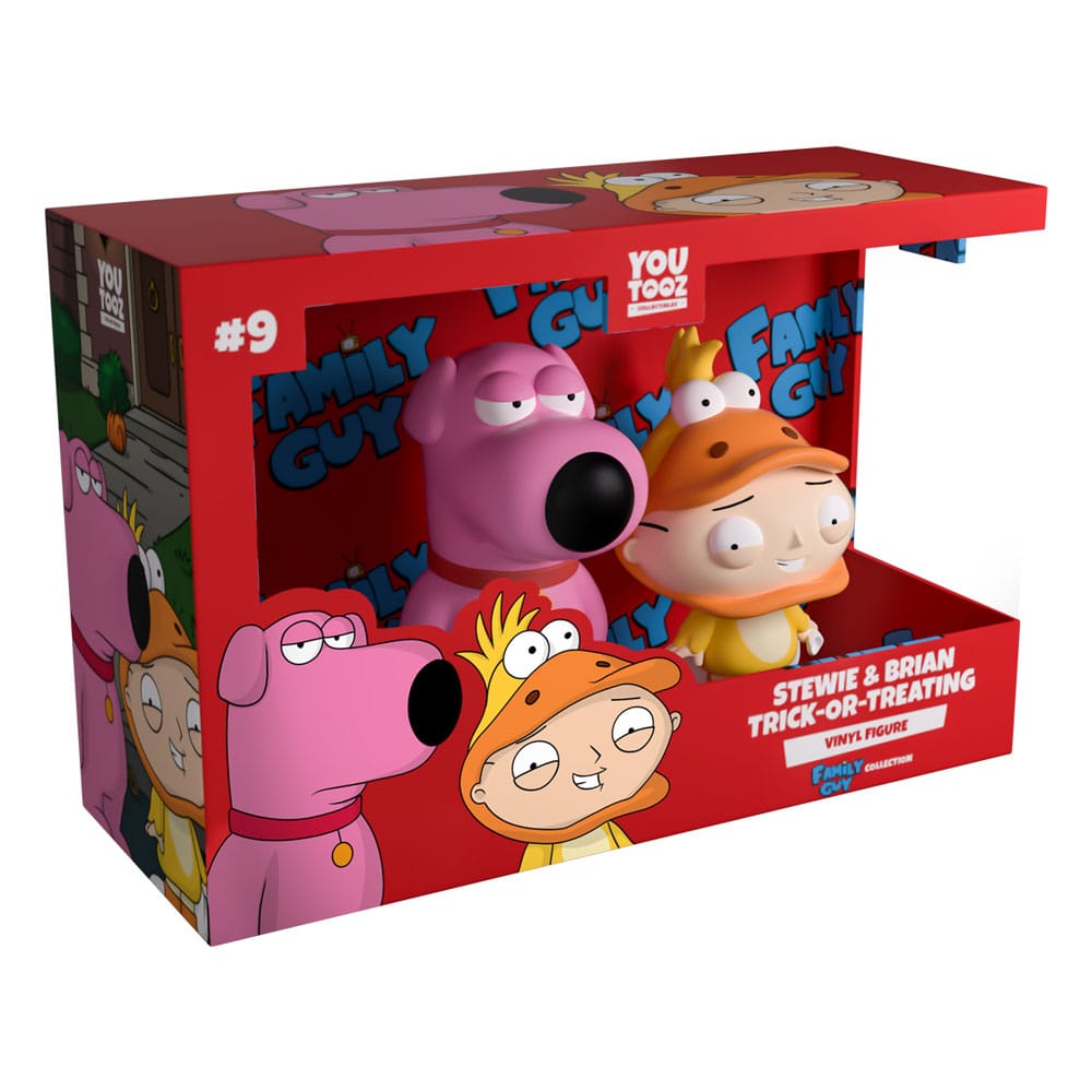 Family Guy Vinyl Figures 2-Pack Stewie & Brian Trick-Or-Treating 10 cm P063944