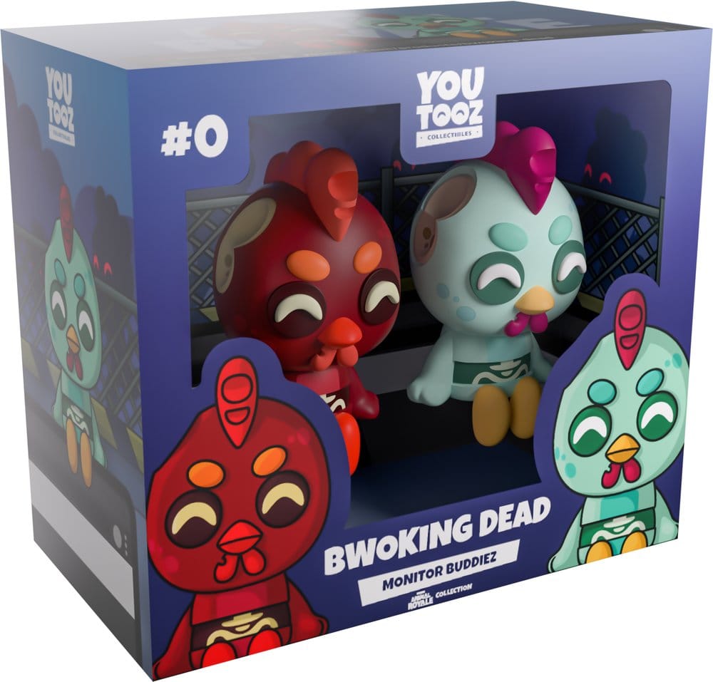 Super Animal Royale Vinyl Figures Bwoking Dead Monitor Buddiez 7 cm P069818