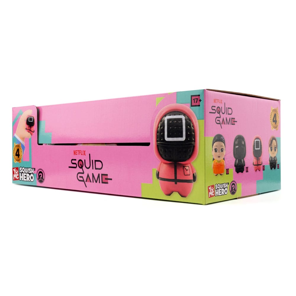 Squid Game Squish Hero Anti-Stress Figures 8 cm Display (12) P064713