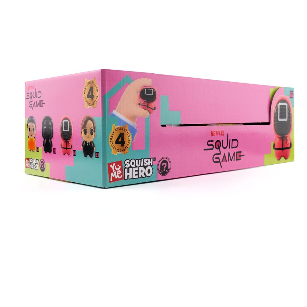 Squid Game Squish Hero Anti-Stress Figures 8 cm Display (12) P064713