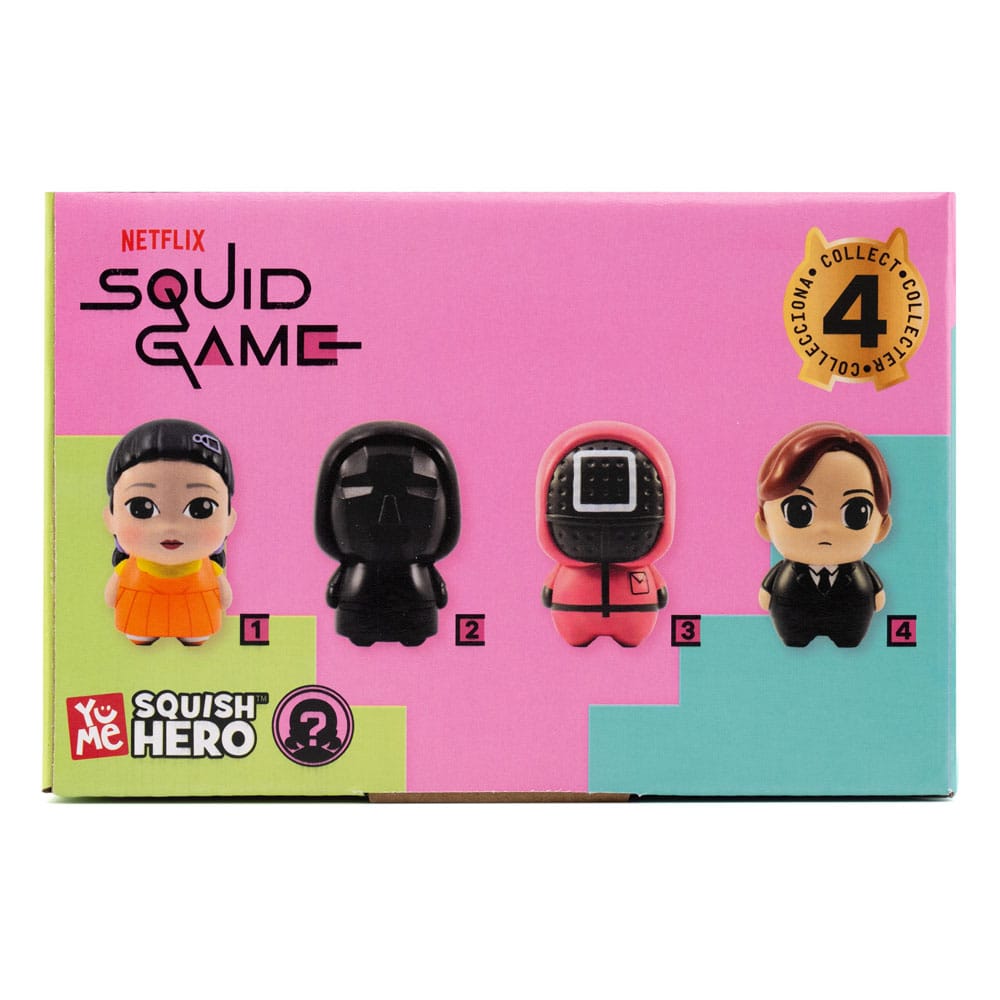 Squid Game Squish Hero Anti-Stress Figures 8 cm Display (12) P064713