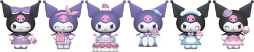 Sanrio Kuromi Party Series Mini Figures Kuromi 5 cm Blind Box Display (12) P065703