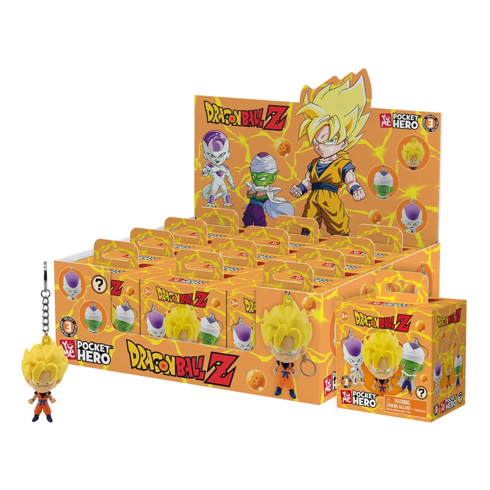 Dragon Ball Z Pocket Hero Keychain Series 1 Blind Box Display (12) P065715