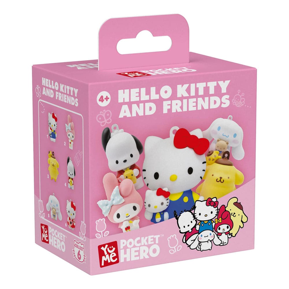 Sanrio Pocket Hero Keychain Hello Kitty and Friends Series 1 Blind Box Display (12) P065717