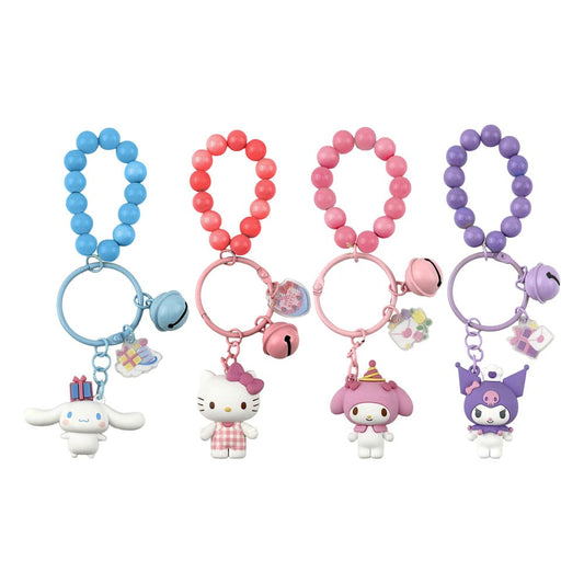 Sanrio Celebration Series Keychain & Bracelet Hello Kitty and Friends Display (12) P064750