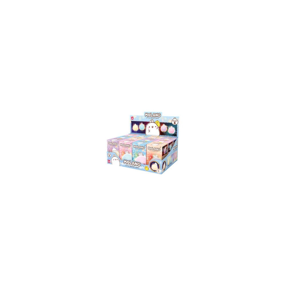 Molang Little Moon Light Series Mini Figures Hello Kitty and Friends 8 cm Display (12) P065748