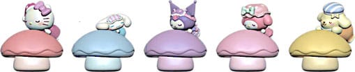 Sanrio Bedside Light Little Mushroom Series Mini Figures Hello Kitty and Friends 8 cm Display (12) P065751