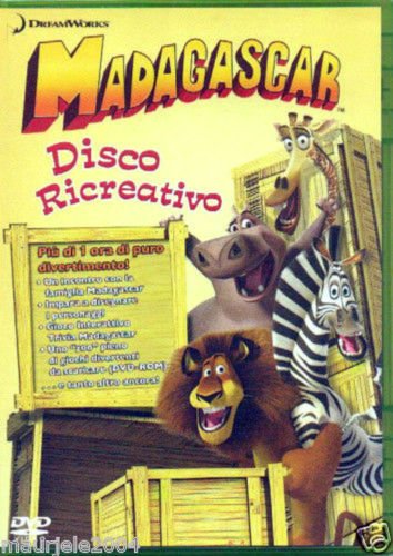 EBOND DVD DISCO RICREATIVO MADAGASCAR DREAMWORKS SIGILLATO DL002643