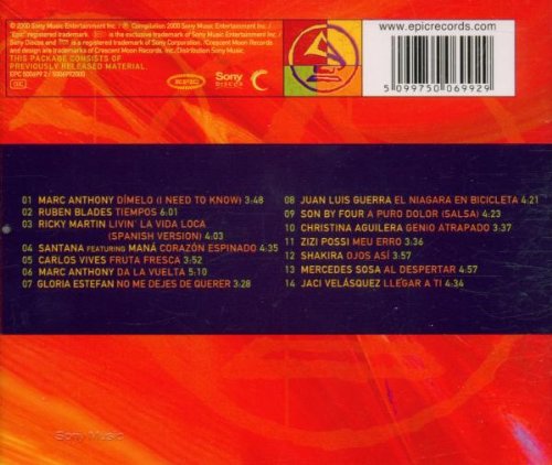 EBOND Various - 2000 Latin Grammy Nominees CD CD005035