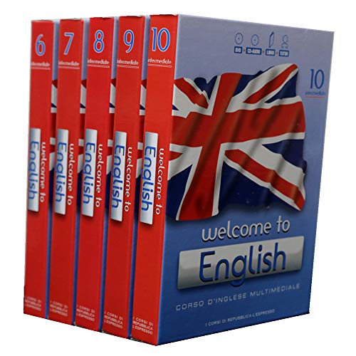 EBOND Corso di Inglese Welcome to English - Intermediate - 5 DVD + CD + Libro - Editoriale La Repubblica DL005878