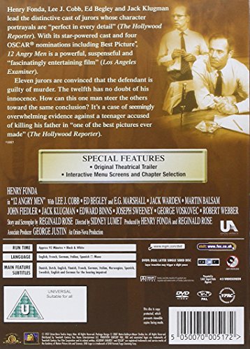 EBOND 12 Angry Men [DVD] [Edizione: Regno Unito] DL000475