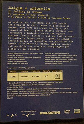 EBOND Blu notte - misteri italiani - Luigia e Antonella - il delitto di Genova DVD DL003021