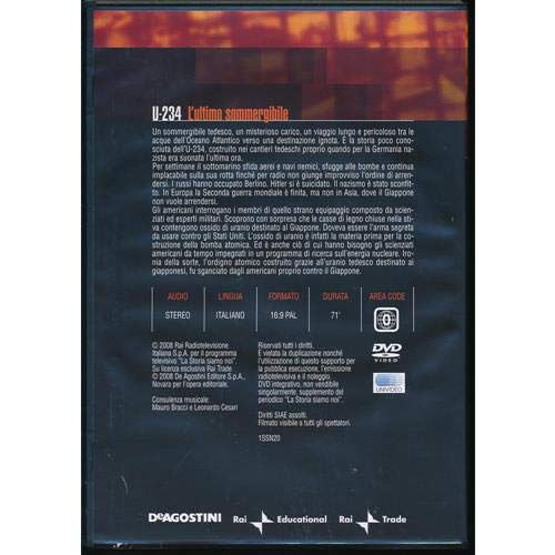 EBOND U-234 - L'ultimo sommergibile - n.20 - La Storia Siamo Noi - Editoriale De Agostini DVD D046172