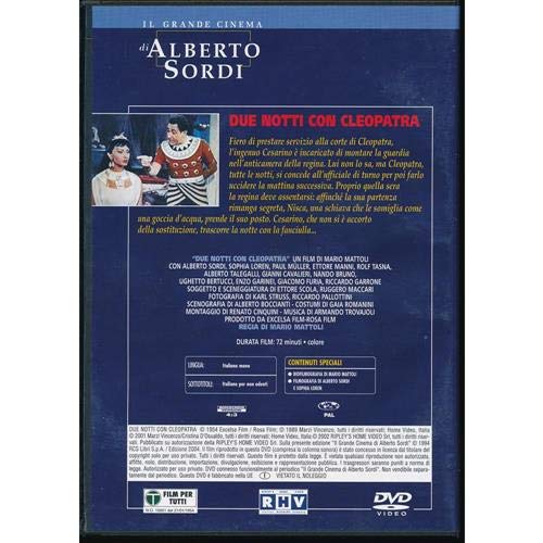 EBOND Due Notti Con Cleopatra - Il Grande Cinema di Alberto Sordi - Fabbri Editori DVD D051184