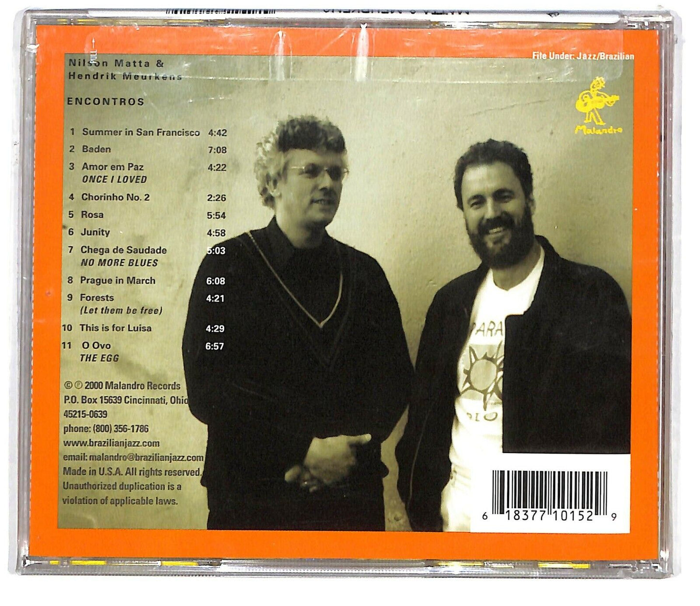 EBOND Nilson Matta - Hendrik Meurkens - Encontros (meetings) CD CD033403