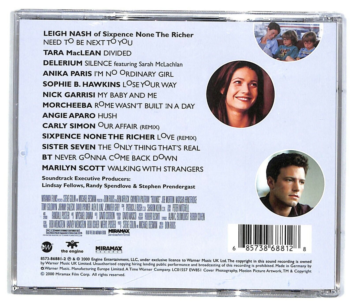 EBOND Various - Bounce Music From And Inspired By The Miramax Motion CD CD032120