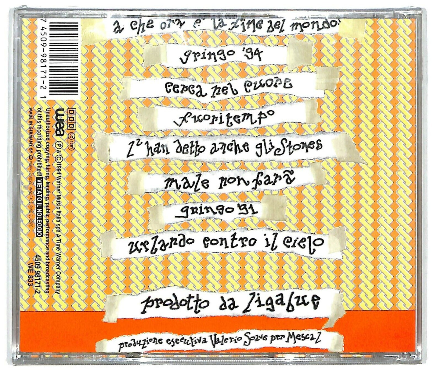 EBOND Ligabue - A Che Ora E La Fine Del Mondo? CD CD033826