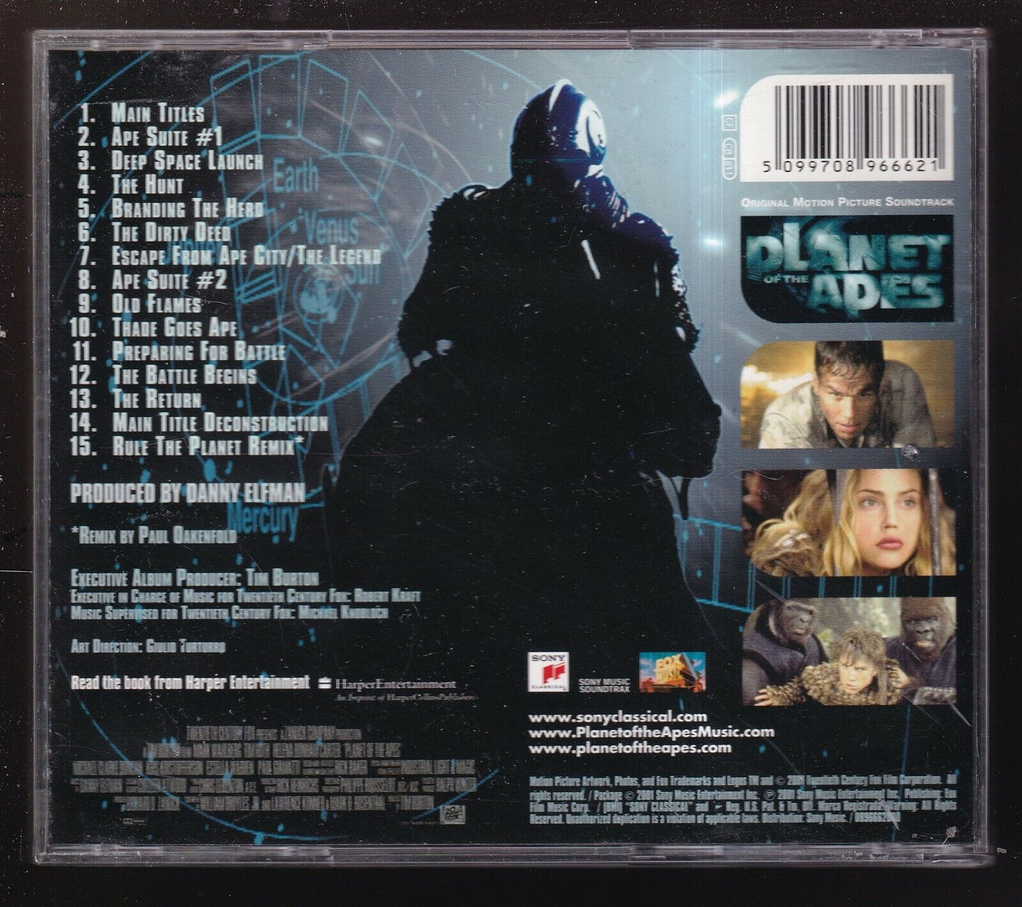 EBOND Danny Elfman - Planet Of The Apes Suondtrack CD CD029208