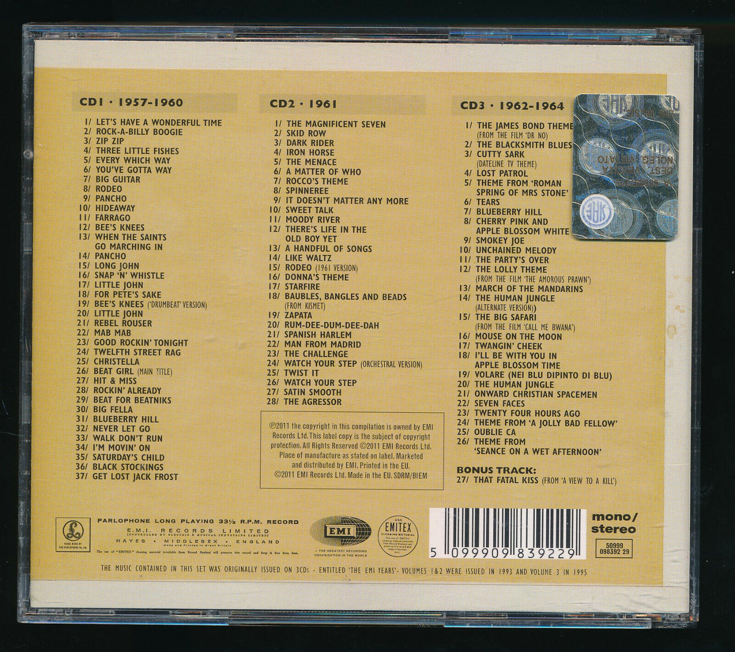 EBOND John Barry - The Bee's Knees CD CD030250