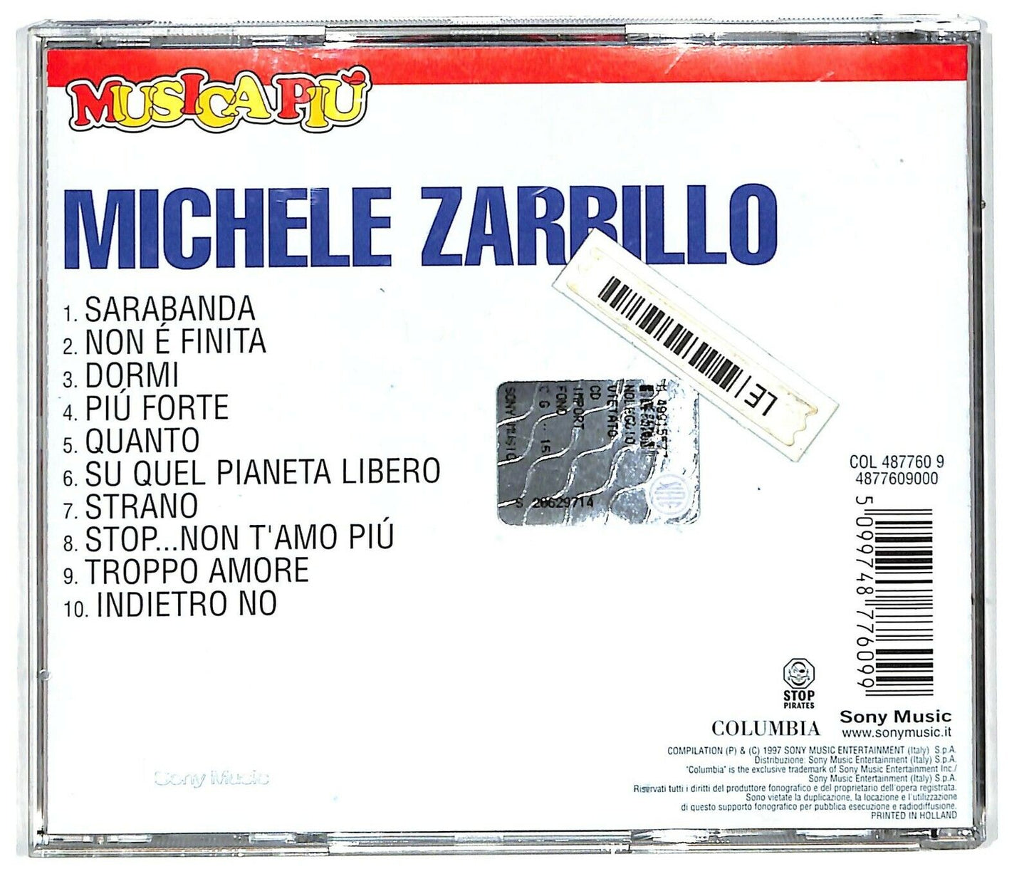 EBOND Michele Zarrillo ‎- Michele Zarrillo CD CD033836