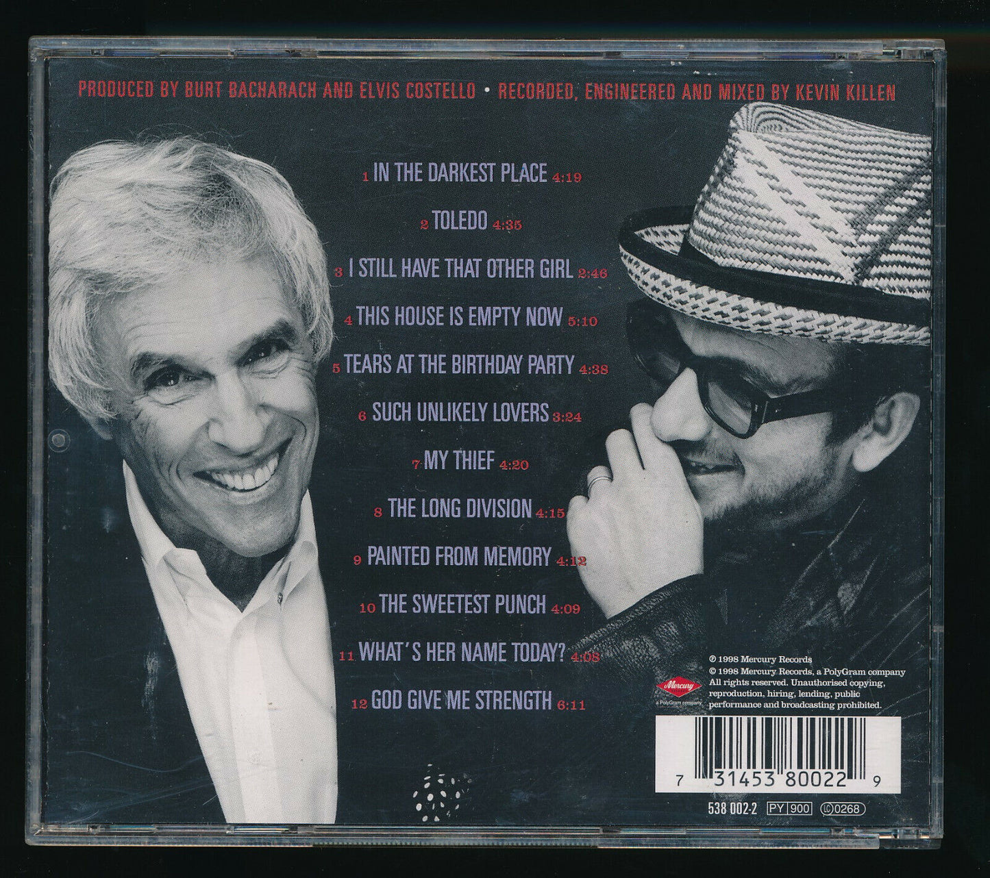 EBOND Elvis Costello With Burt Bacharach - Painted From Memory CD CD029335