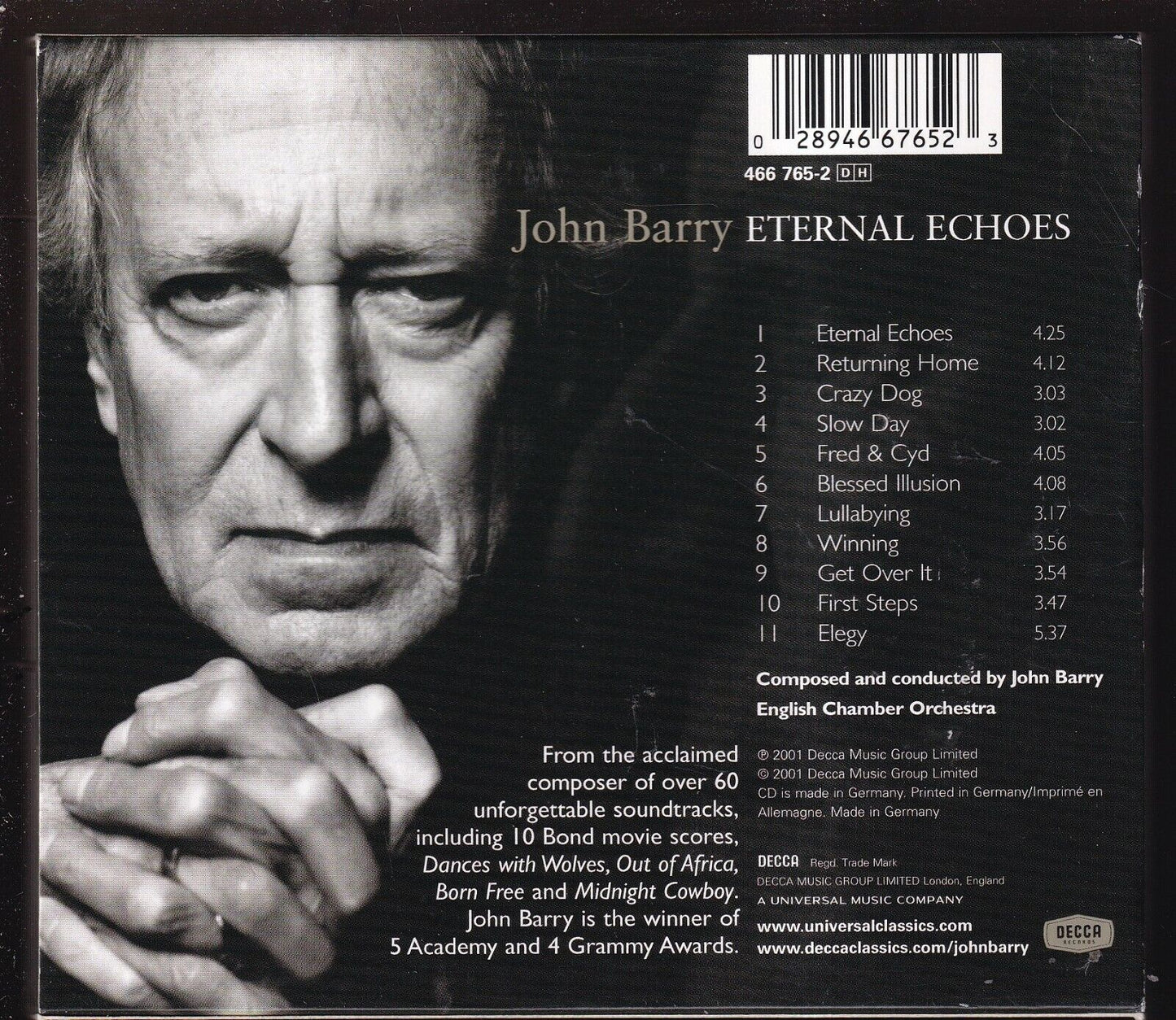 EBOND John Barry - Eternal Echoes CD CD030337