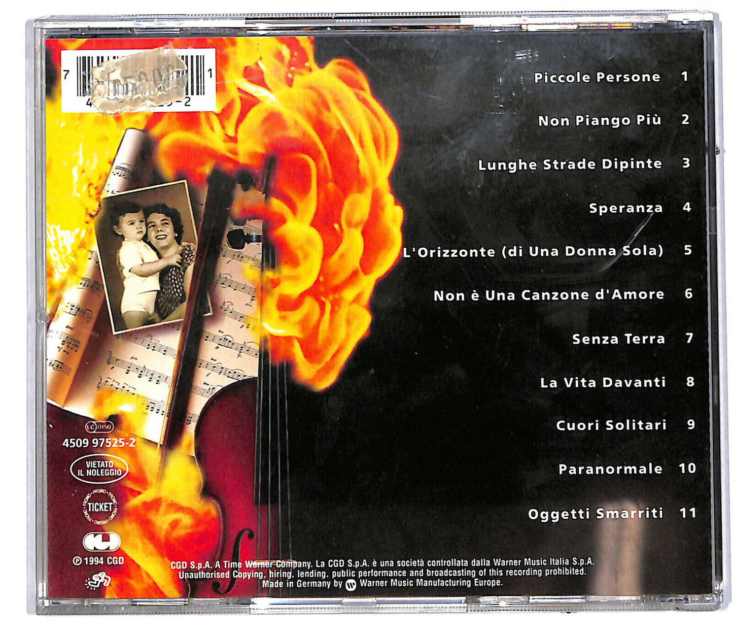 EBOND Enrico Ruggeri - Oggetti Smarriti CD CD034135