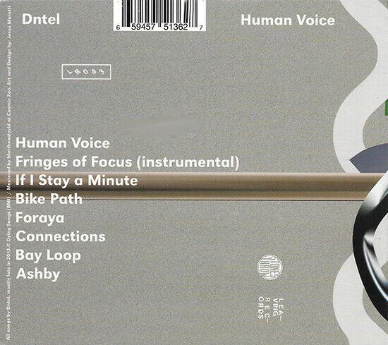 EBOND Dntel - Human Voice Digipack5010 CD CDS001284