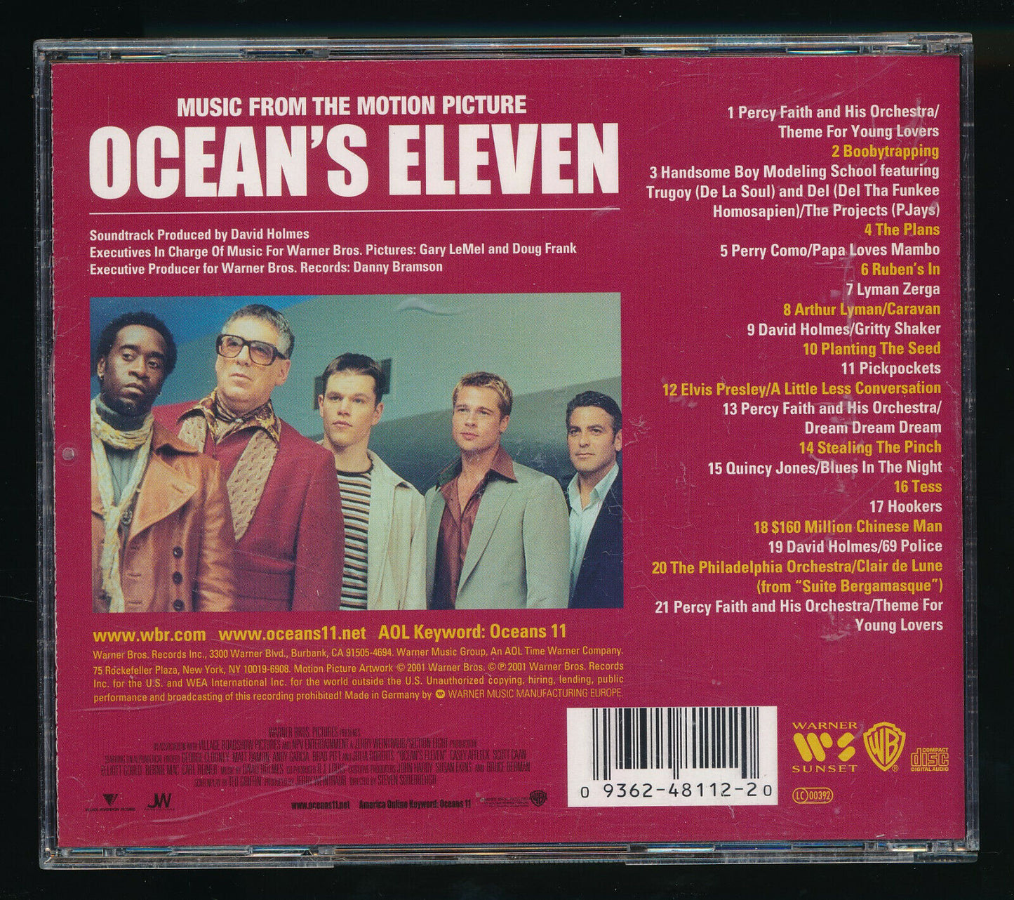 EBOND Various - Music From The Motion Picture Ocean's Eleven CD CD029757