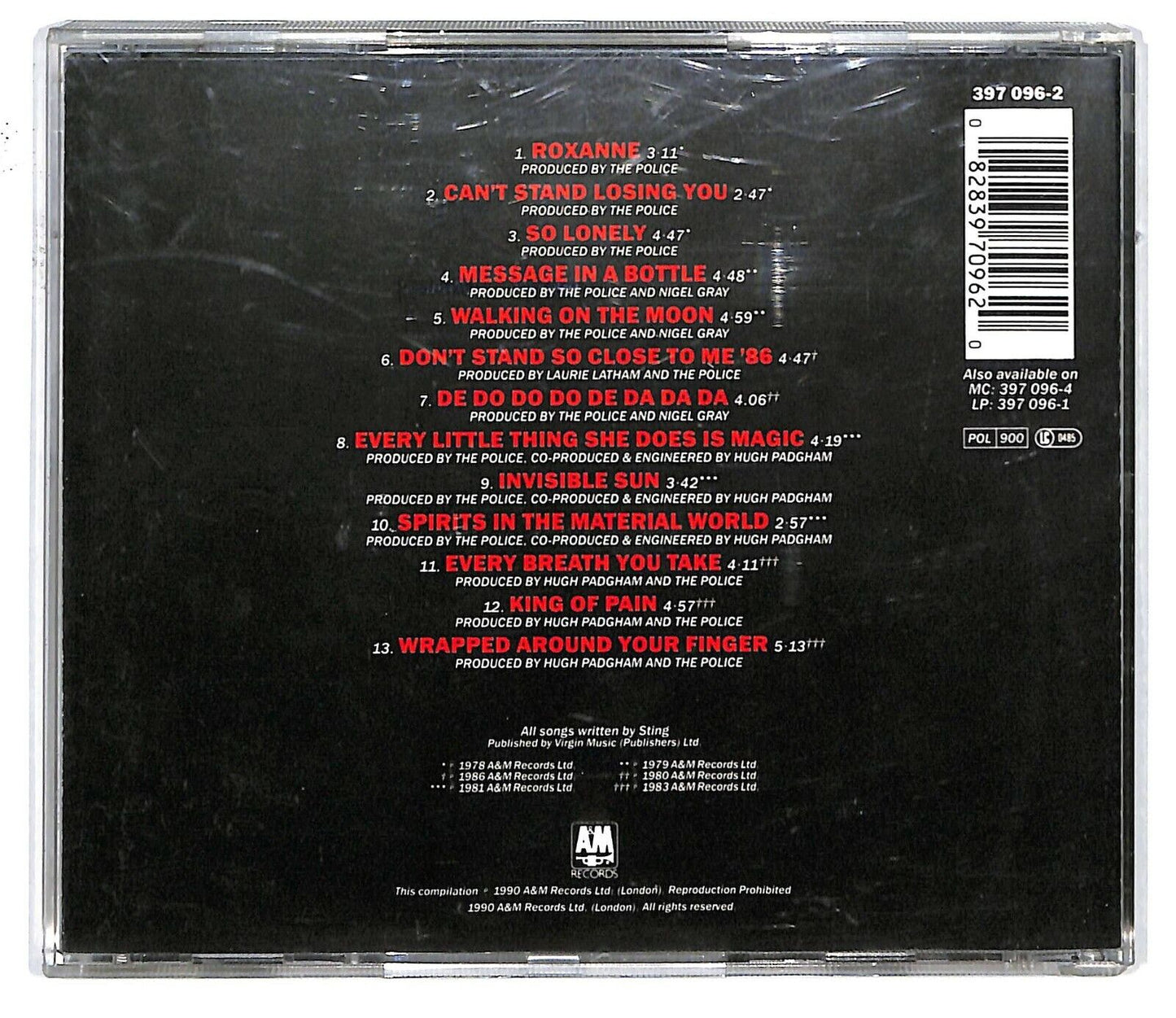 EBOND The Police - Their Greatest Hits CD CD034120