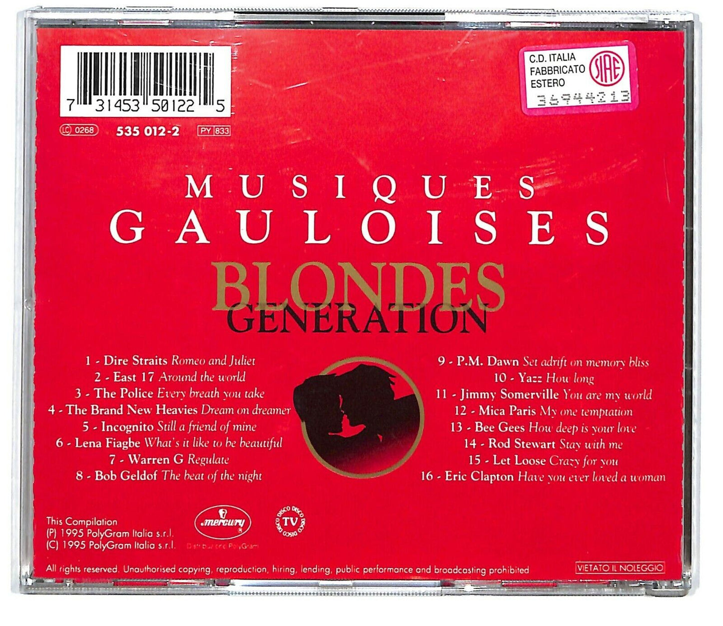 EBOND Various - Musiques Gauloises - Blondes Generation CD CD033208