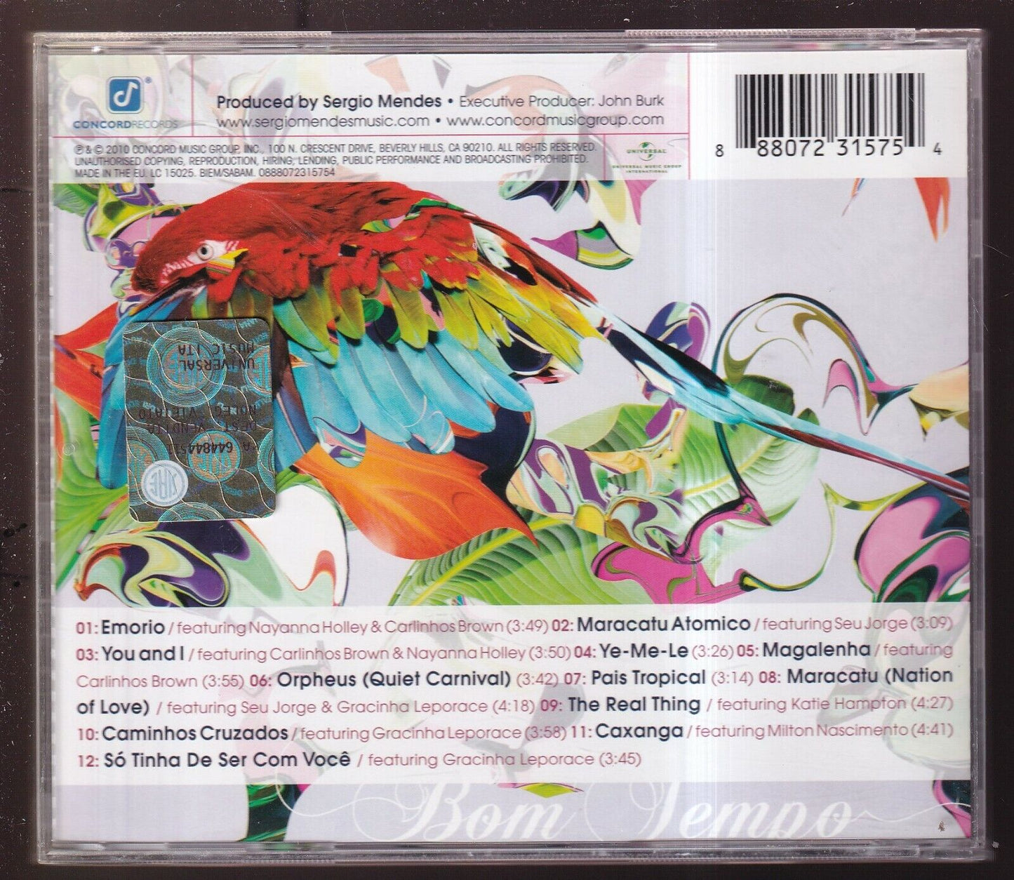 EBOND Sergio Mendes - Bom Tempo CD CD030927