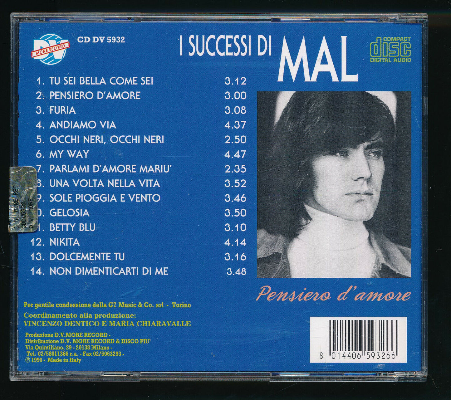 EBOND Mal - I Successi Di Mal CD CD031007
