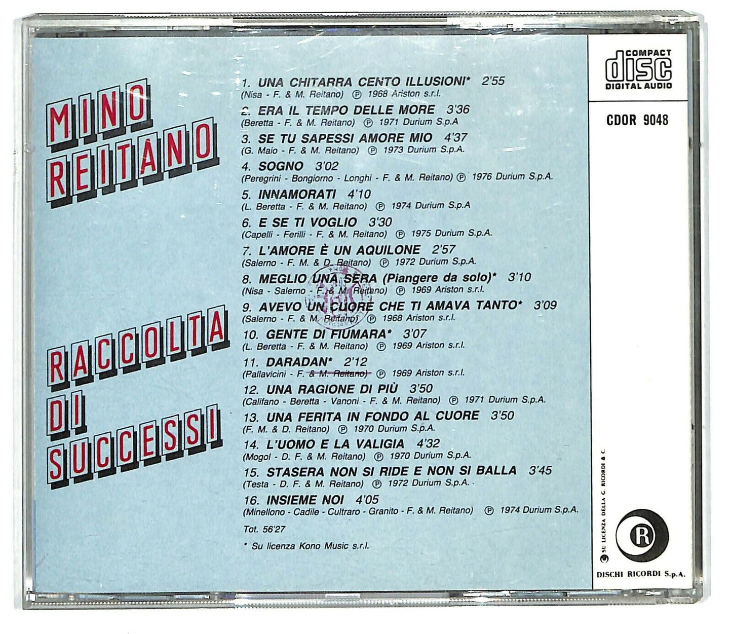 EBOND Mino Reitano - Raccolta Di Successi Di Mino Reitano CD CD033419