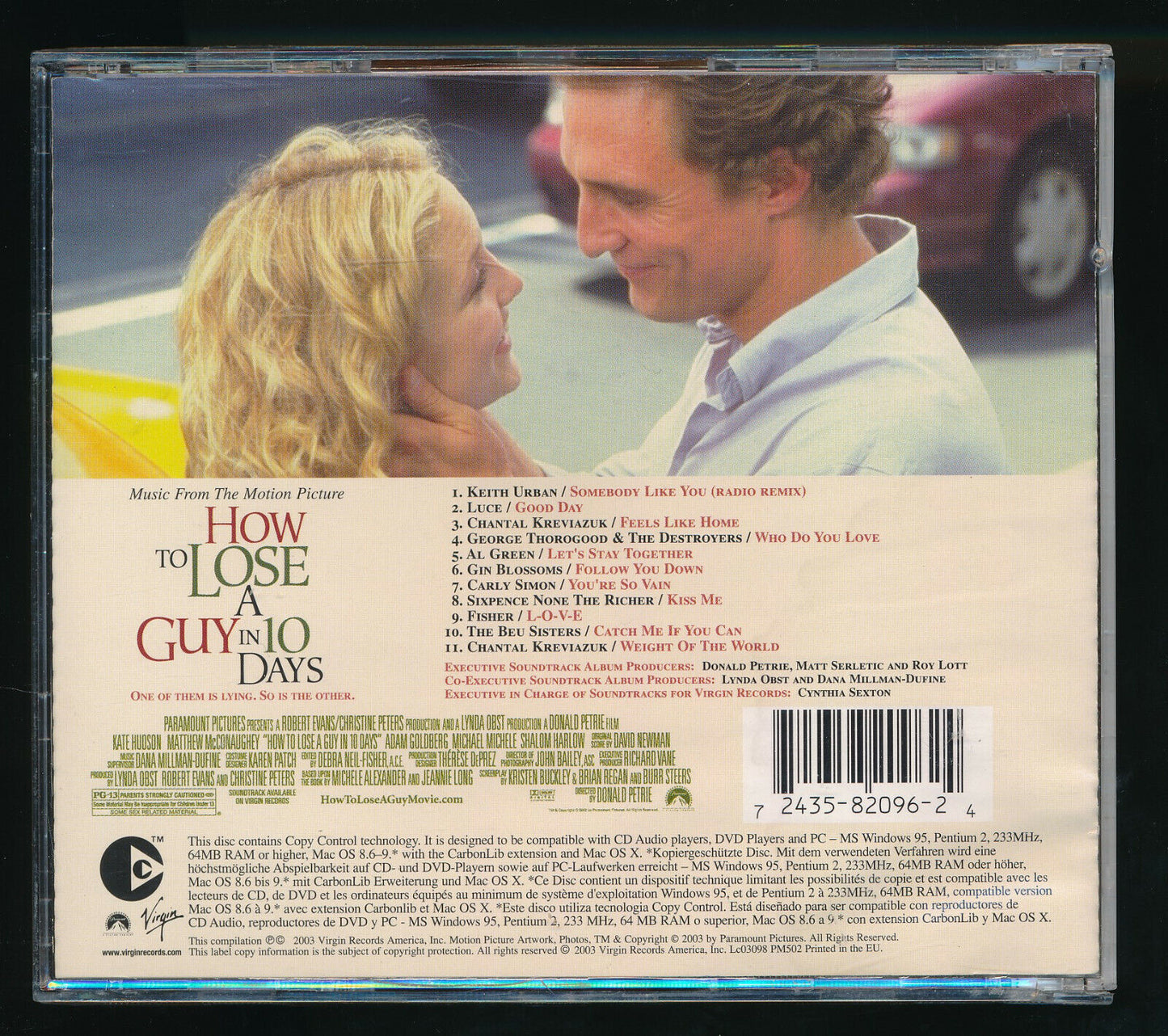 EBOND Various - How To Lose A Guy In 10 Days CD CD030027