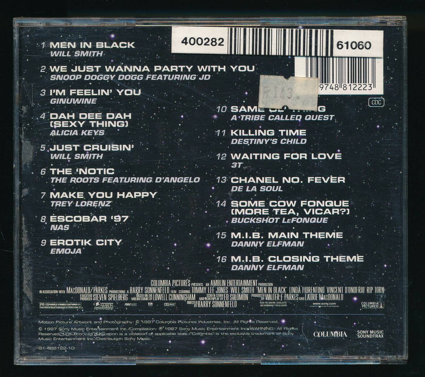 EBOND Various - Men In Black - The Album CD CD030210
