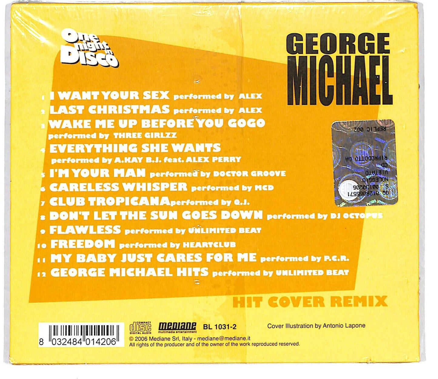 EBOND Various ‎- One Night In Disco - George Michael CD CD033528