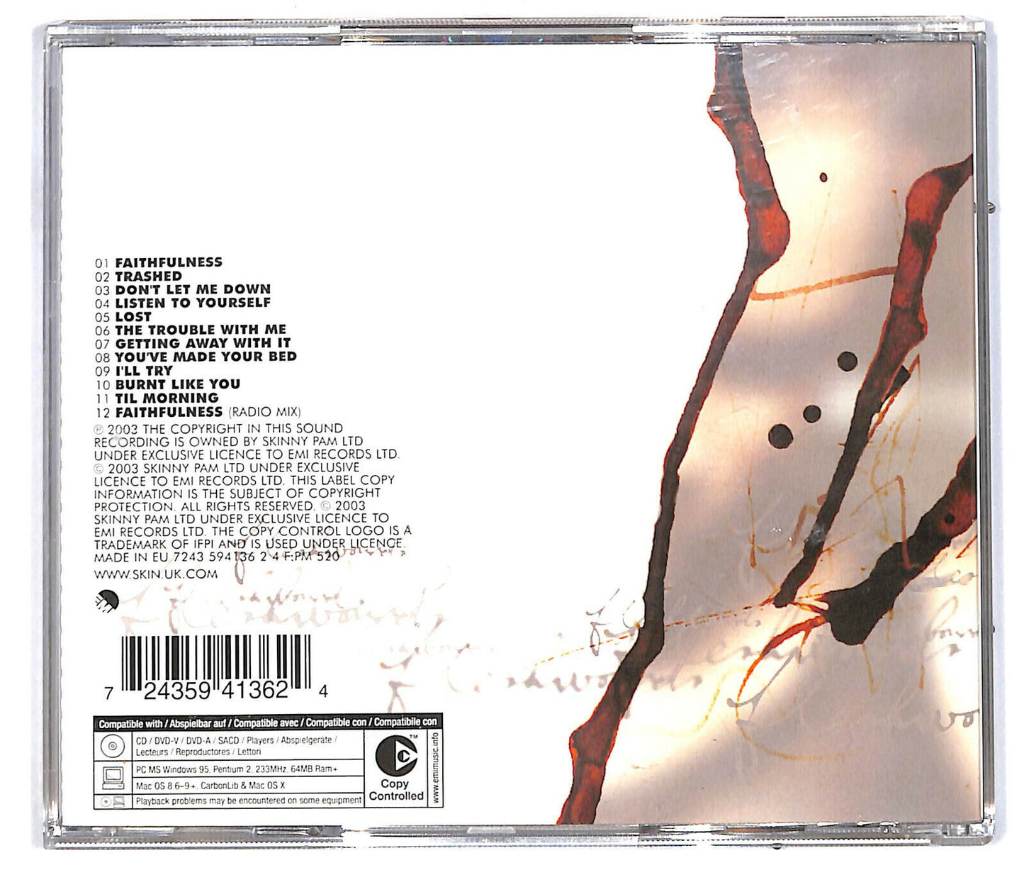 EBOND Skin - Fleshwounds CD CD032755