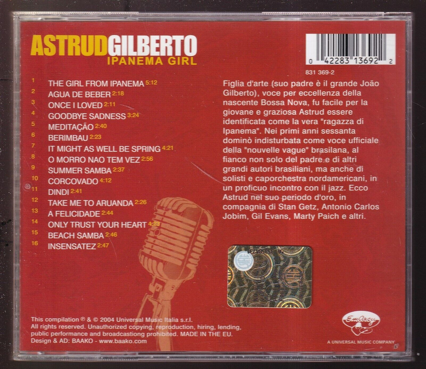 EBOND Astrud Gilberto - Ipanema Girl CD CD030926