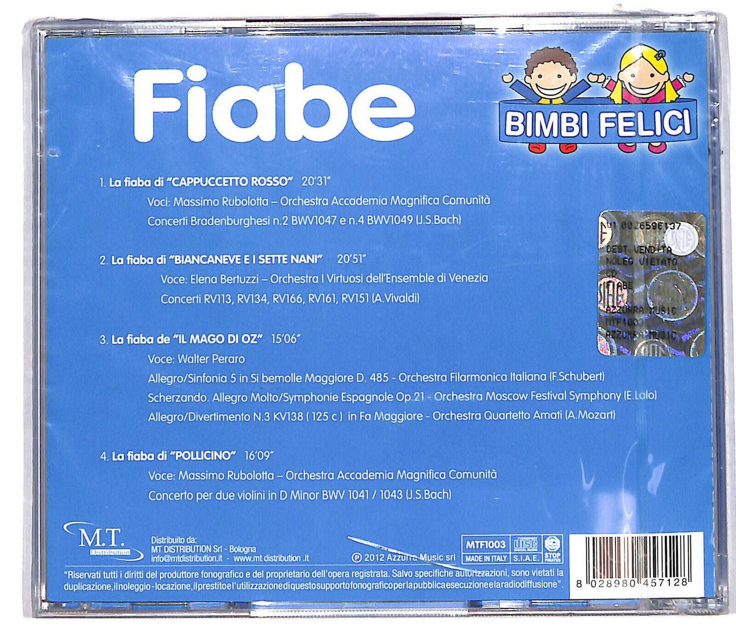 EBOND Fiabe Bimbi Felici CD CD034234