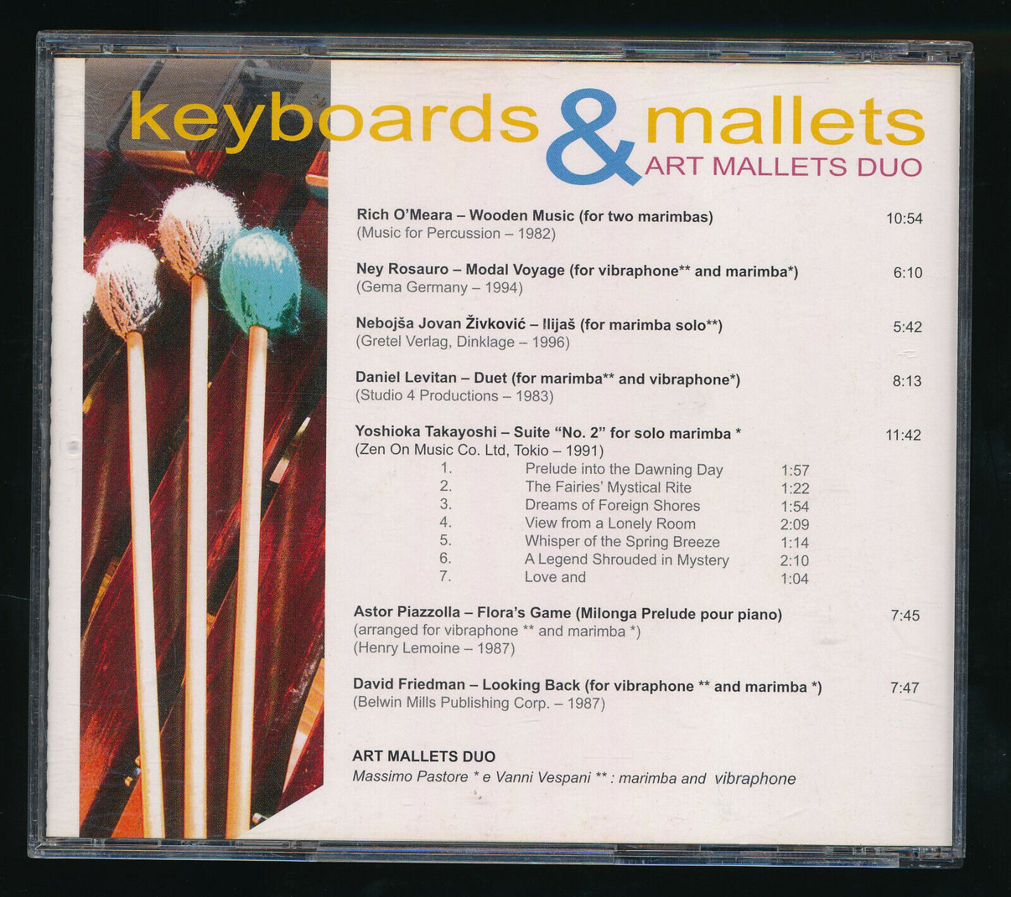 EBOND Art Mallets Duo, Keyboards & Mallets CD CD029548